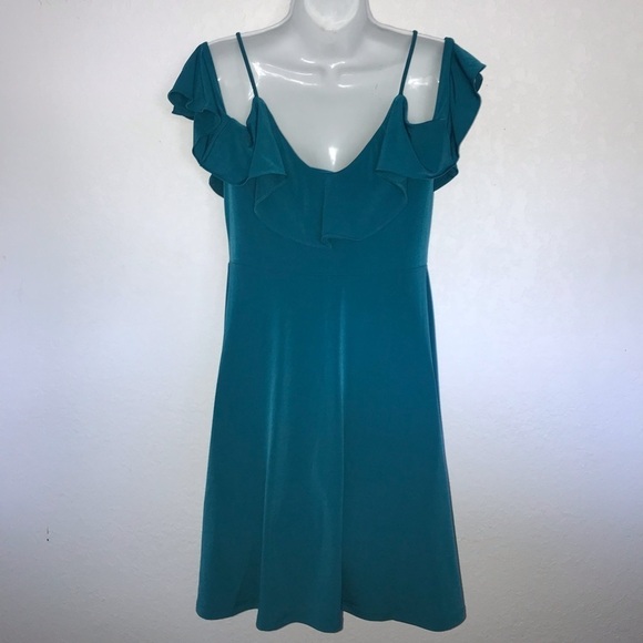 COPY - 2/$25 Express Stretch Cold Shoulder Ruffle Dress - Picture 7 of 7